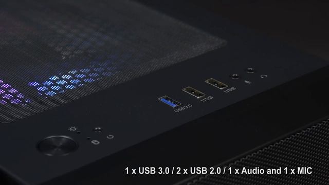 FARA H1M PRO Stylish and distinct Micro-ATX gaming chassis with ARGB lighting смотреть онлайн