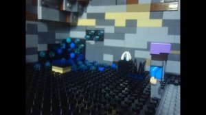 LEGO MINECRAFT WARDEN ENCOUNTER DEEP DARK ANIMATION #lego #minecraft