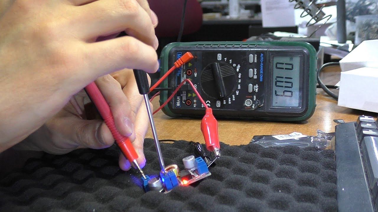 Как проверить понижающий преобразователь напряжения (Самодельный блок питания) смотреть онлайн