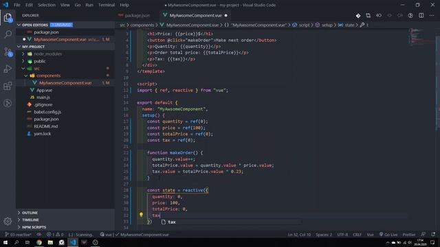 Kurs Vue 3 odc. 3 - Reactive, czyli reaktywne zmienne, część druga смотреть онлайн