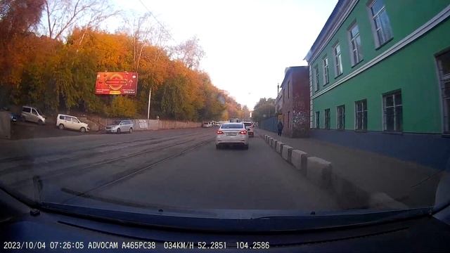 #ПДД. г. Иркутск. Обгон трамвая смотреть онлайн