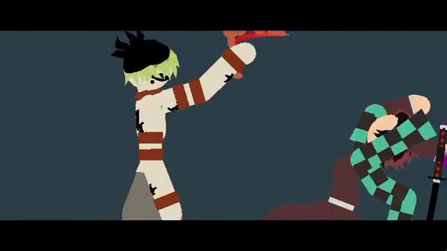 tanjiro & uzui vs gyutaro (stick nodes pro) demon Slayer смотреть онлайн