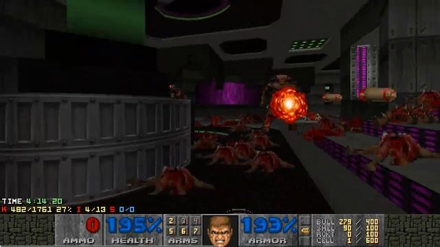 Doom 2 Death in Excess MAP 11 UV-MAX [TAS] in 8:23 смотреть онлайн