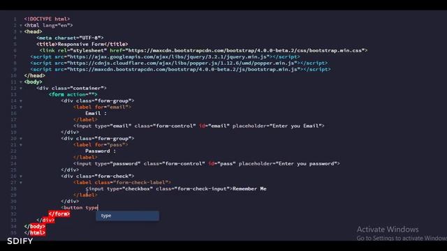 How To Create Responsive Form Using Bootstrap | 2018 смотреть онлайн
