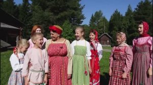 Детская народная игра "Змея"