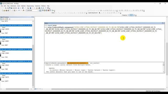 ArcGIS Python Scripting | From Single Band To Multiple Bands Images | For Absolute Beginners смотреть онлайн