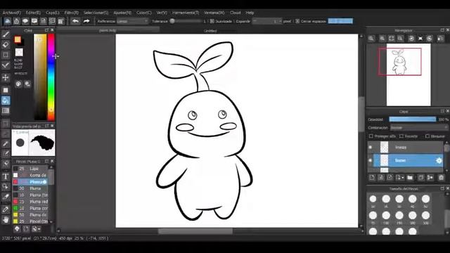 【Tutorial de dibujo】Aprende a dibujar y a sombrear en MediBang Paint смотреть онлайн