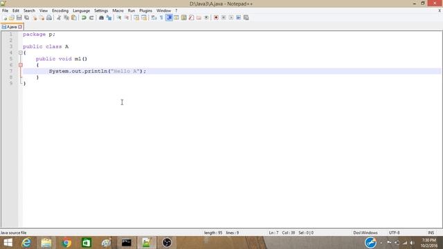 How to create java package using cmd смотреть онлайн