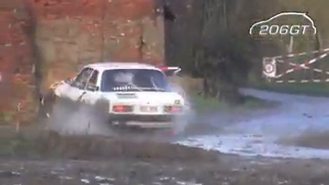 Rally car crashed into the house - AMAZING! смотреть онлайн