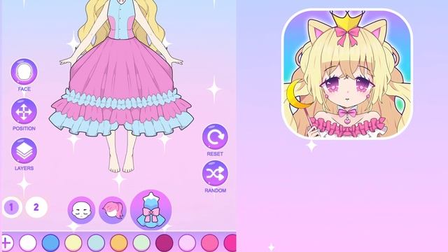 Princess Girl dress up maker game смотреть онлайн