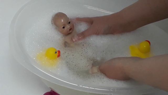 Купание Силиконовых Мини Реборнов/Все Мои Мини Реборны/(Full body mini silicone reborn baby bath) смотреть онлайн
