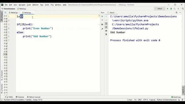 IF ELSE In Python-Conditional Statements смотреть онлайн