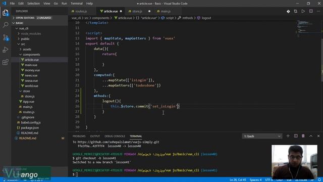 تعلم Vue js ببساطة - Vuex Mutations - الدرس الواحد والأربعون смотреть онлайн