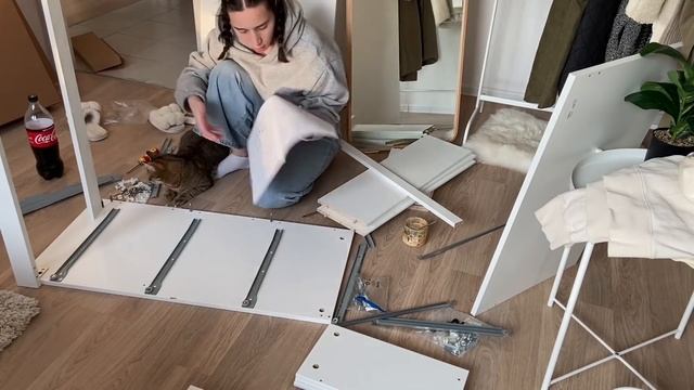 ДОМАШНИЙ ВЛОГ? День со мной IKEA и покупка нового комода, моя уютная комната? смотреть онлайн