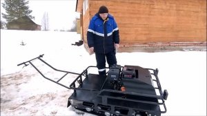 Мотобуксировщик Мужик 760   Первые впечатления.