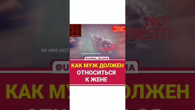 как муж должен относиться к жене.. прекрасный ҳадис. смотреть онлайн