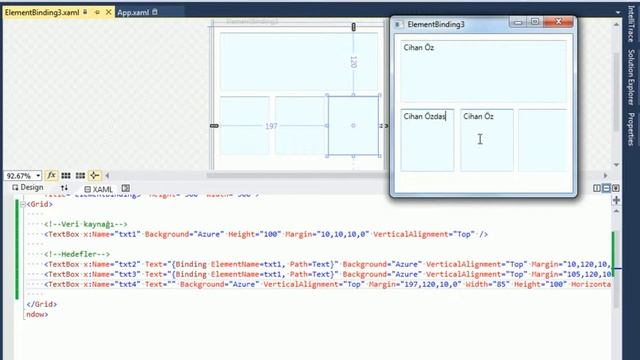 WPF Element Binding смотреть онлайн
