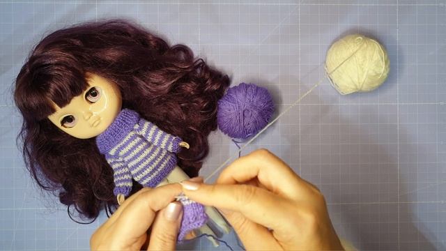 BLYTHE DOLL ? Вяжем гетры для куклы Блайз смотреть онлайн