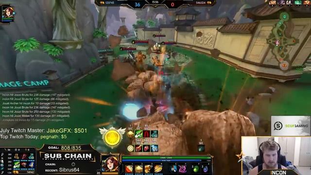 RAID BOSS: 5v1 AMATERASU VERSUS THE WORLD - Smite - Incon смотреть онлайн