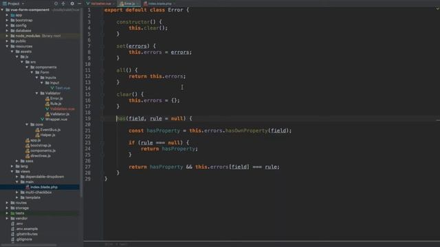 03-06: Validation message component