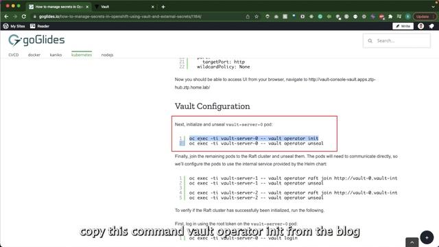How to manage secrets in OpenShift/Kubernetes using Vault and External Secrets смотреть онлайн
