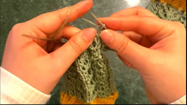 Ажурный узор для носочков и не только :) смотреть онлайн