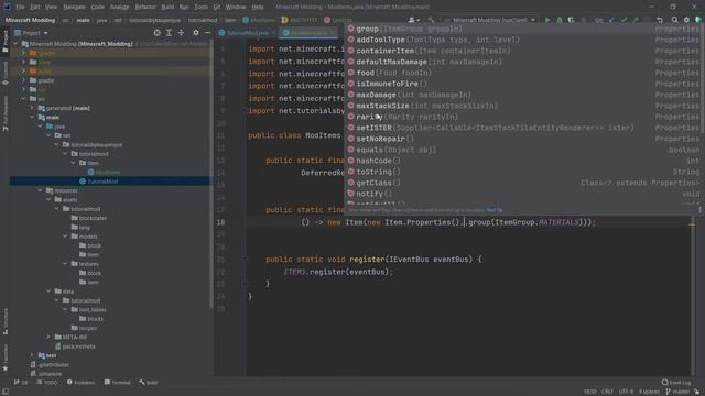 Add A CUSTOM ITEM To Minecraft 1.16.5 | Forge 1.16.5 Modding #3