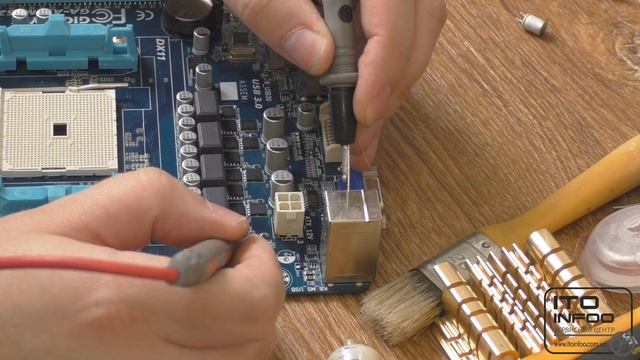 Летний ремонт материнской платы. смотреть онлайн