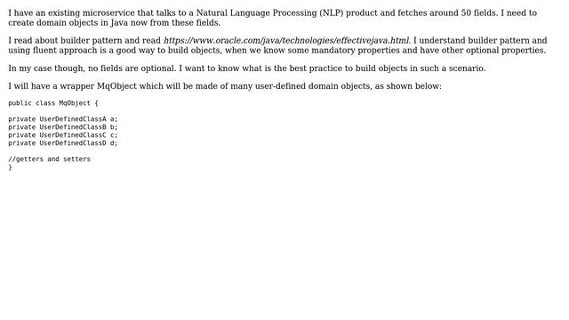 Software Engineering: Best practice to create model objects in Java смотреть онлайн