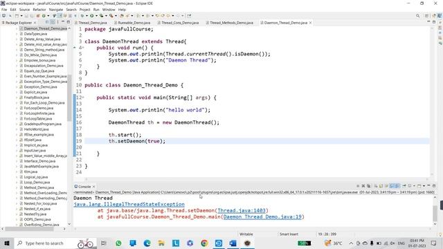 Methods of Thread class in java (Part 2) | multithreading in Java | Method in thread | Tutorial #63 смотреть онлайн