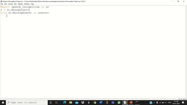 Speech to Text using Python Module (Speech Recognition) смотреть онлайн