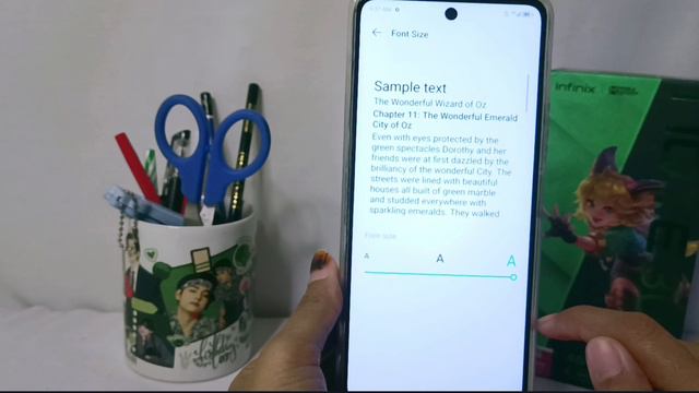 How to Change Font Size in Infinix Note 30 Nfc/Note 30 Pro | Increase Decrease Font Size смотреть онлайн