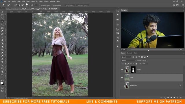 Photoshop Tutorial : How To Blur Background in Photoshop cc 2021 - Photo effects смотреть онлайн
