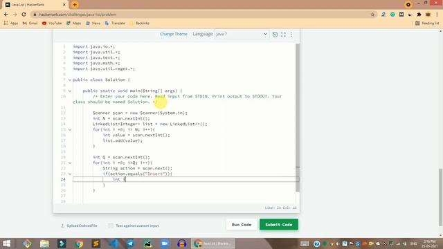 HackerRank Java List problem solution in Java | Java problems solutions | Programmingoneonone смотреть онлайн