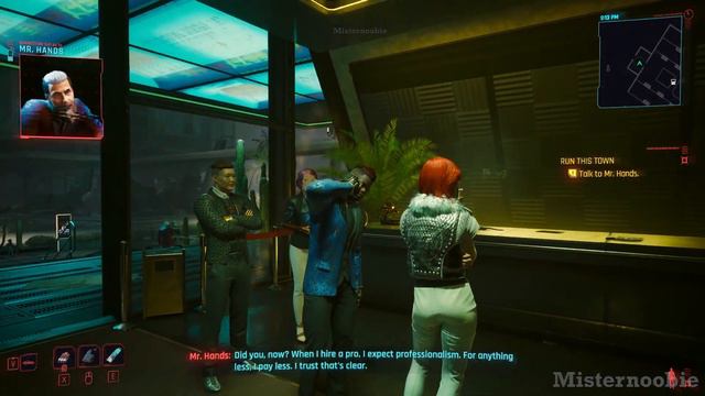 Mr Hands reactions in Run this Town outcomes - Cyberpunk 2077 смотреть онлайн