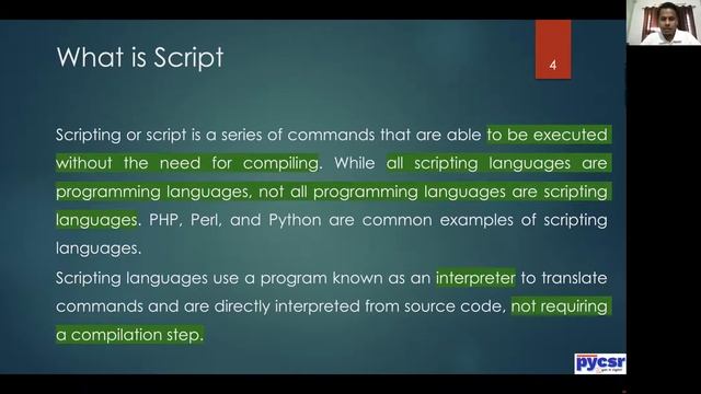 Understand Programming Vs Scripting | PyCSR | Learn Python Online with Pankaj Soni смотреть онлайн
