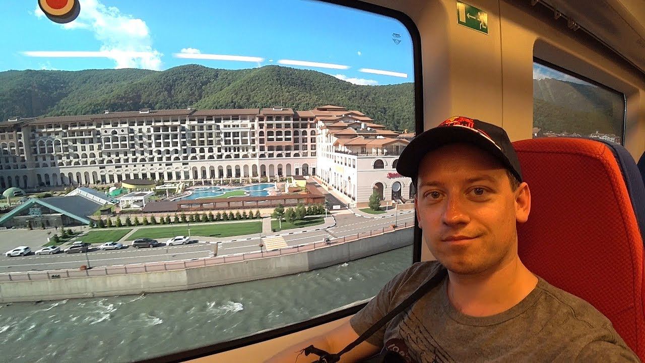 Поездка на Ласточке в Красную Поляну Роза Хутор лучший горный курорт России обзор Сергей Елисеев