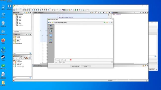 Using Ghidra to decompile a binary file into C code and vulnerability scanning смотреть онлайн