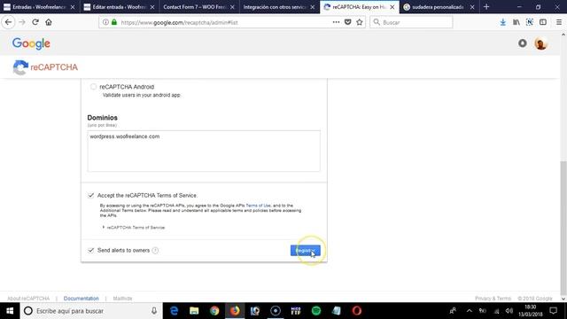 reCAPTCHA Google para Contact Form 7 de WordPress смотреть онлайн