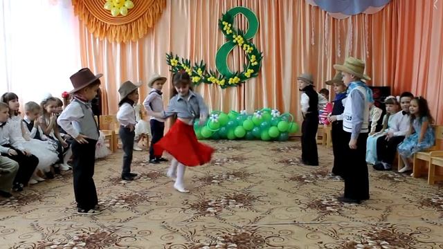 "Танец ковбоев" подготовительная (ОНР) группа смотреть онлайн