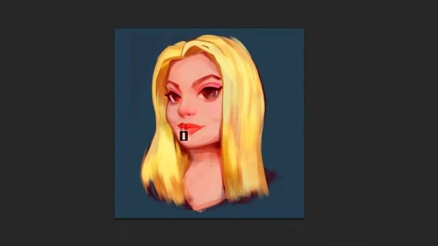 Drawing a Stylized Girl Portrait in Photoshop смотреть онлайн