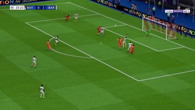 FIFA 23? NO! FIFA 22 WITH GFX MOD DELUXE | UCL BAYERN MUNICH VS BARCELONA | STUNNING! BEST MOD! смотреть онлайн
