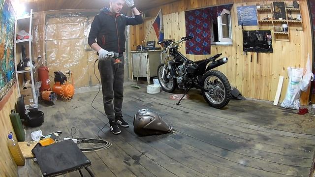 Racer Crossrunner #14 По максимум удалил грязь из бакаи зачистил под Металл 18+