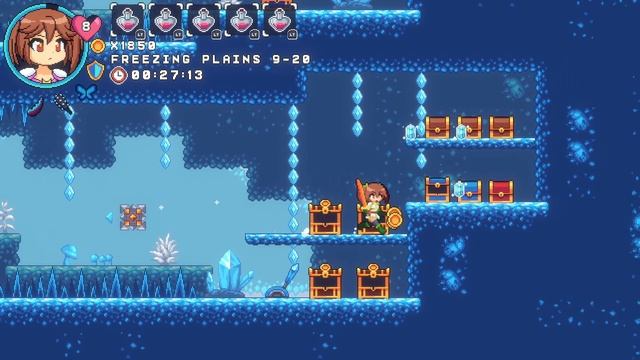 Wife Quest Part 4 Fria The Froze Queen Boss / Freezing Plains (2D Action Side Scrolling Monstergirl смотреть онлайн