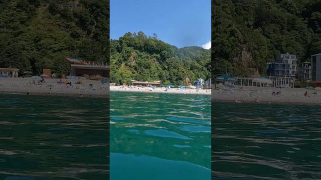 Чистая вода #батуми #4k #пляж Квариати смотреть онлайн