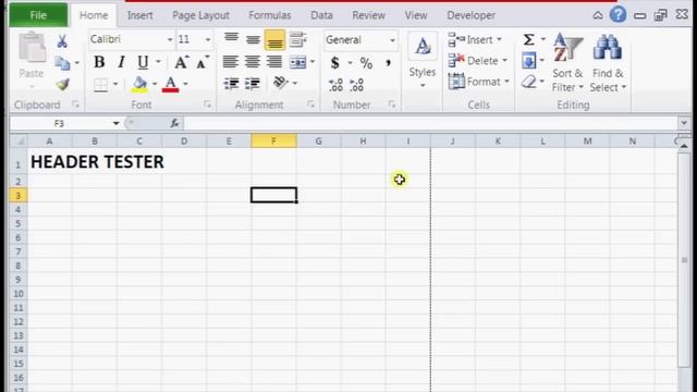 How to Create a Header in Excel to Span Across the Top of the Page : Microsoft Excel Help смотреть онлайн