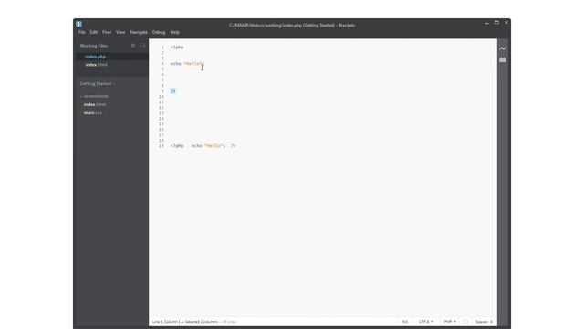 Whitespace and PHP Code смотреть онлайн