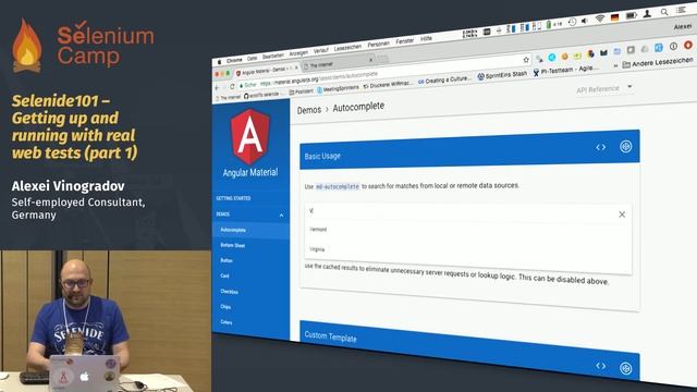 Selenide101 – Getting up and running with real web tests (Alexei Vinogradov, Germany), part 1 смотреть онлайн