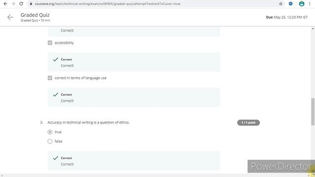 WEEK 2 QUIZ-1||TECHNICAL WRITING||COURSERA смотреть онлайн