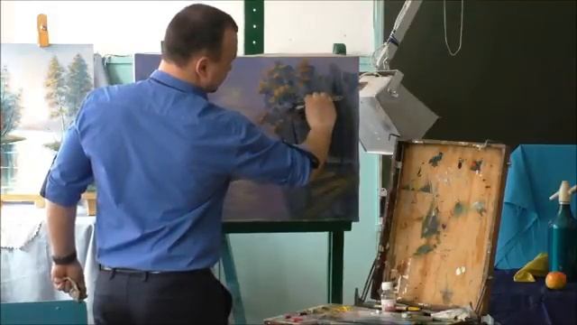 мастер класс живопись маслом мастихином смотреть онлайн